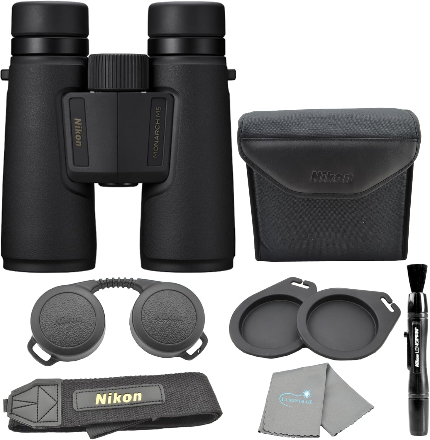 Nikon Monarch M5 12x42 Binoculars Bundle for Outdoor Adventures