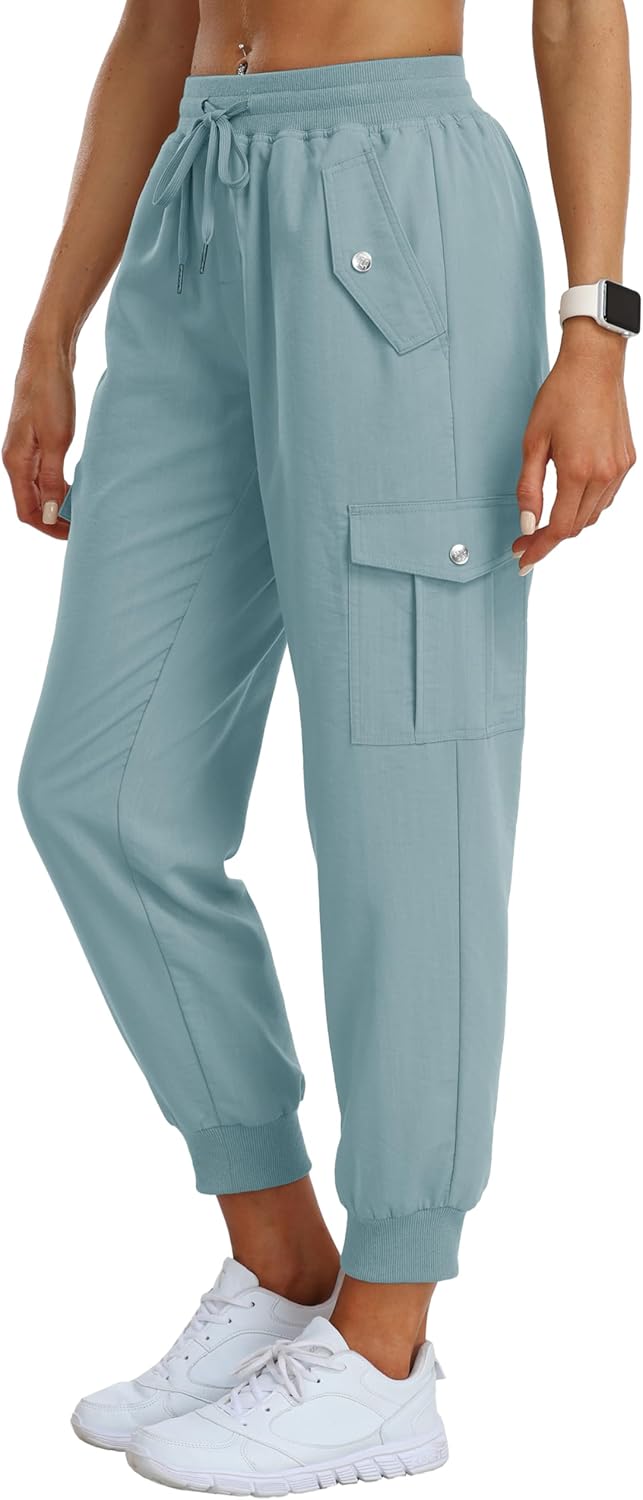MoFiz Women's Outdoor Cargo Pants for Hiking and Travel