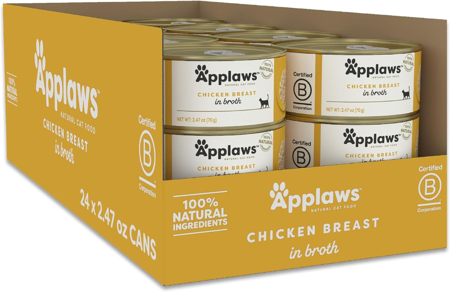 Applaws Natural Wet Cat Food with Chicken Breast in Broth