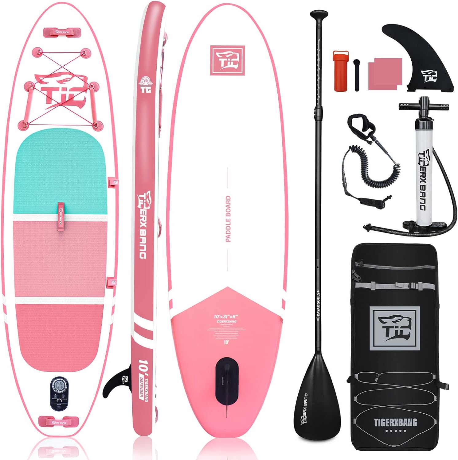 Inflatable Paddle Board with Premium Accessories for All Ages