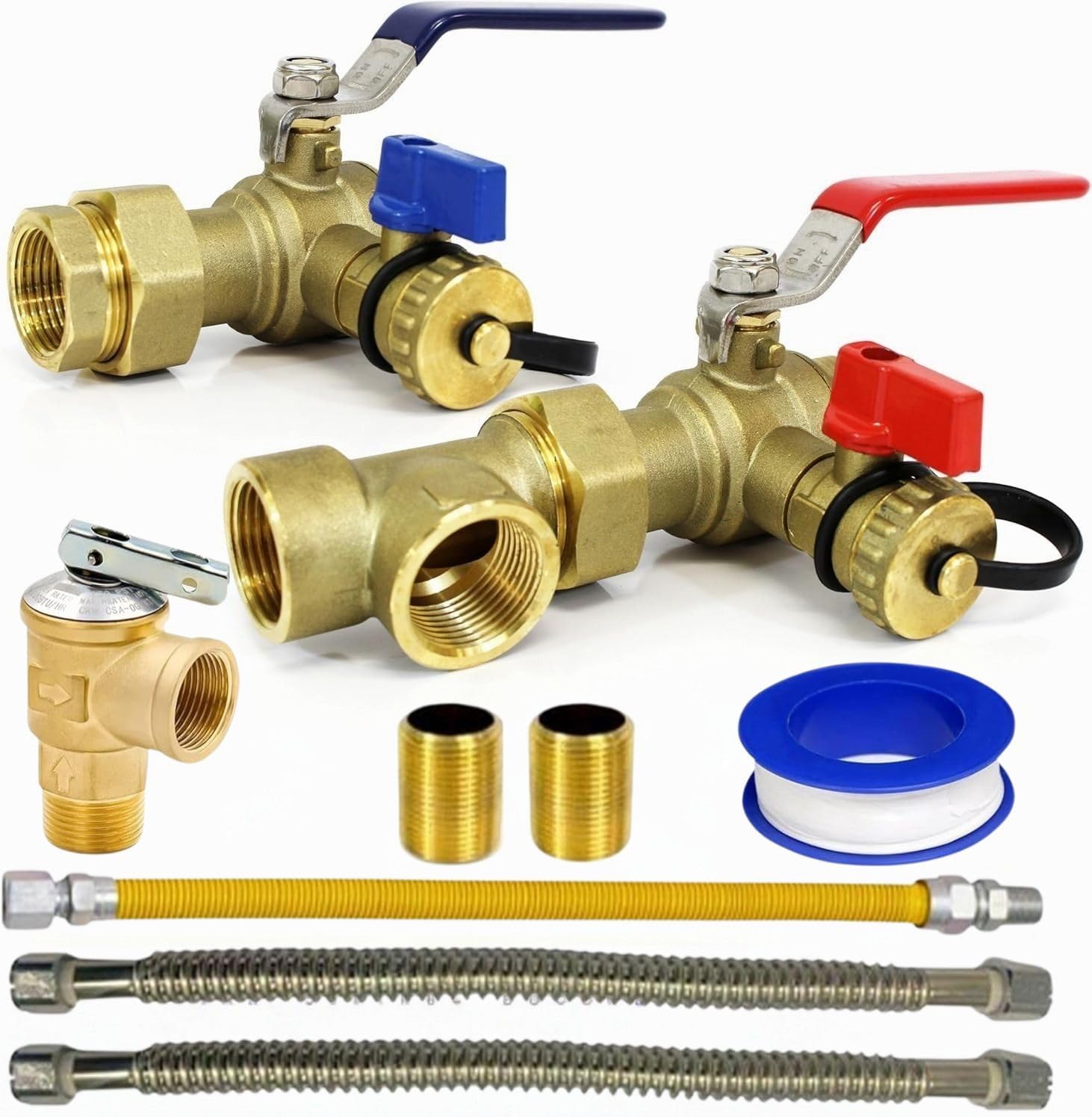 Efficient Tankless Water Heater Valve Kit