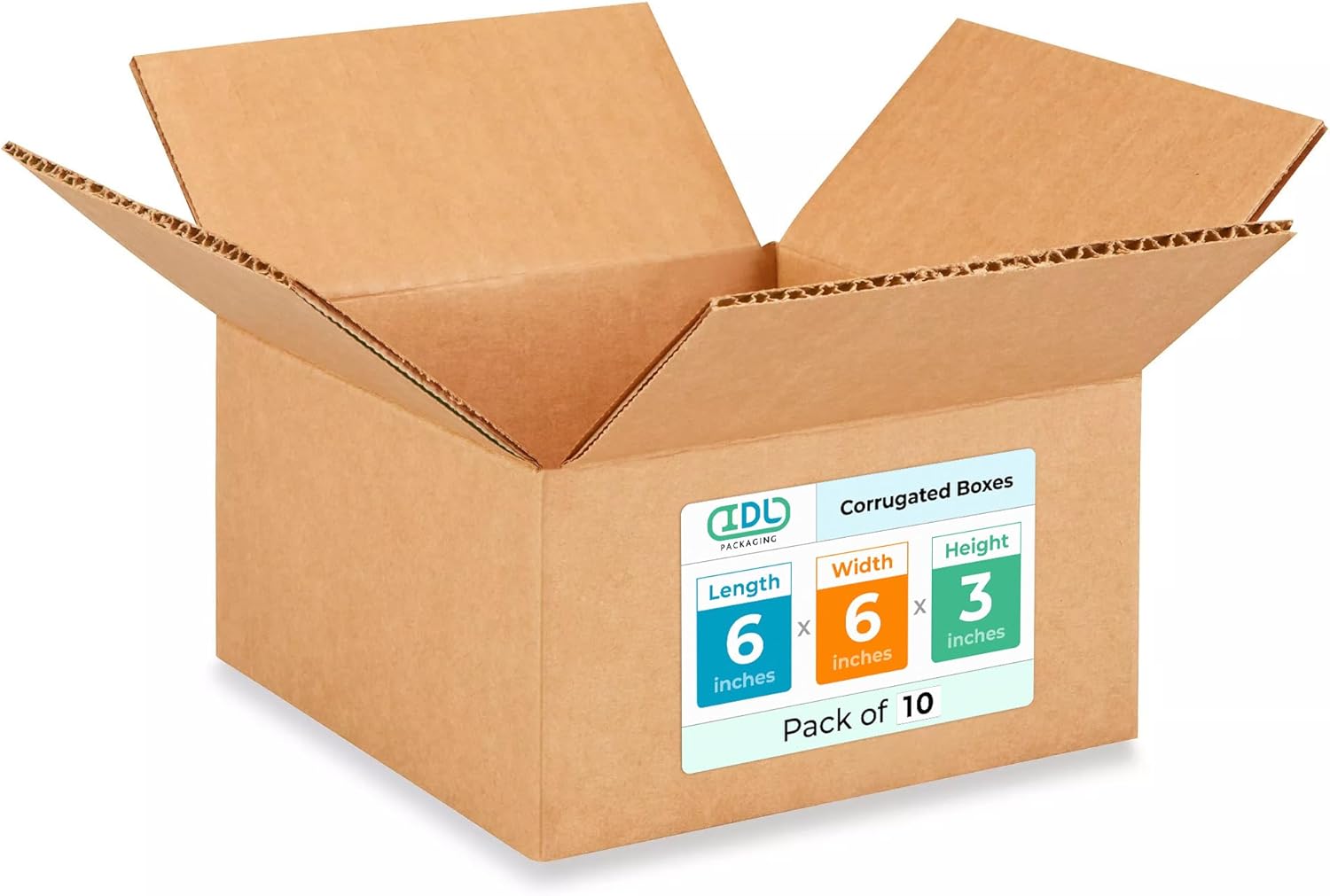 Small Moving & Shipping Boxes 6x6x3 inches - Heavy Duty Quality