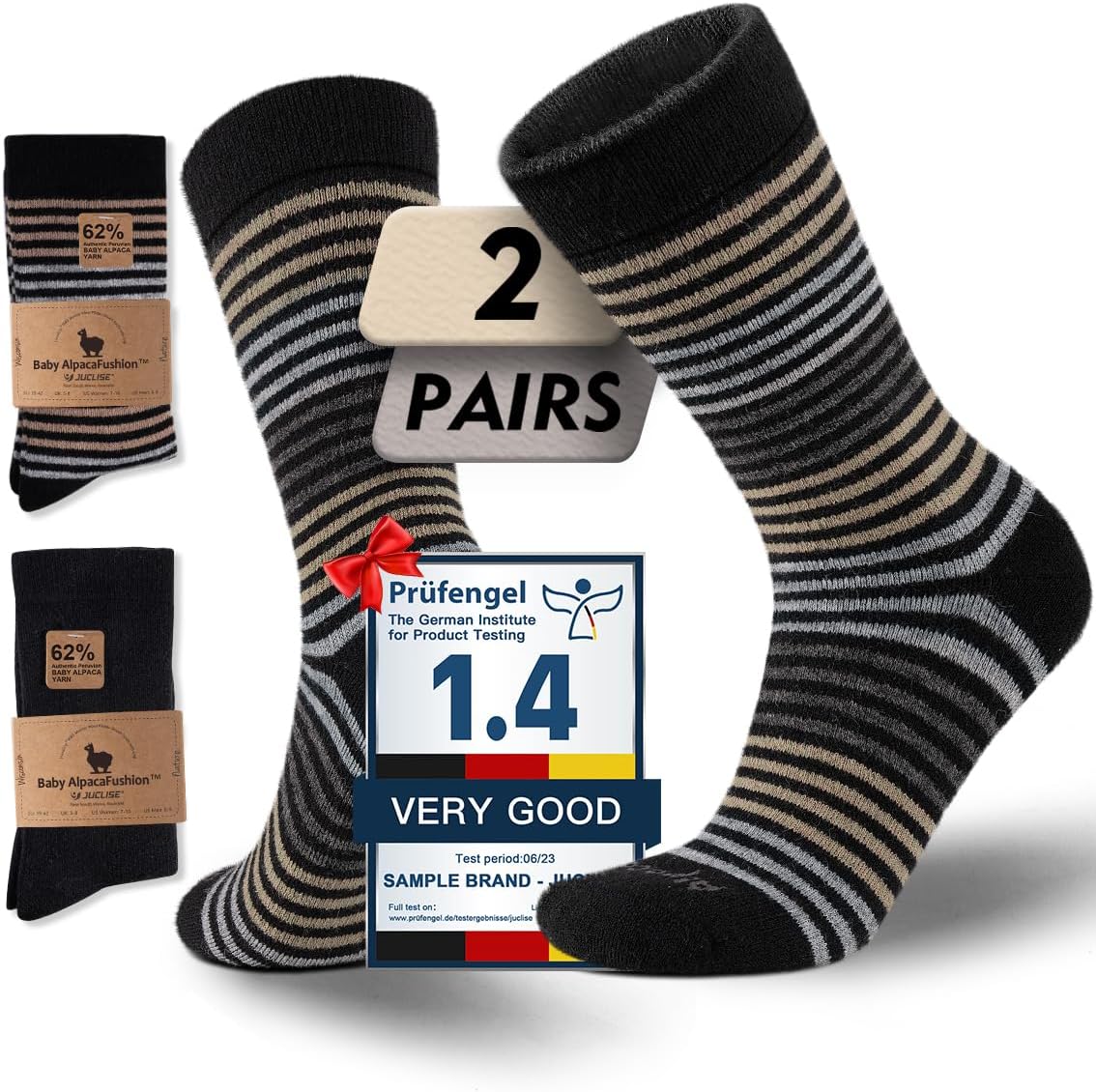 Alpaca Wool Socks for Women Winter Heavyweight Crew Hiking Boot