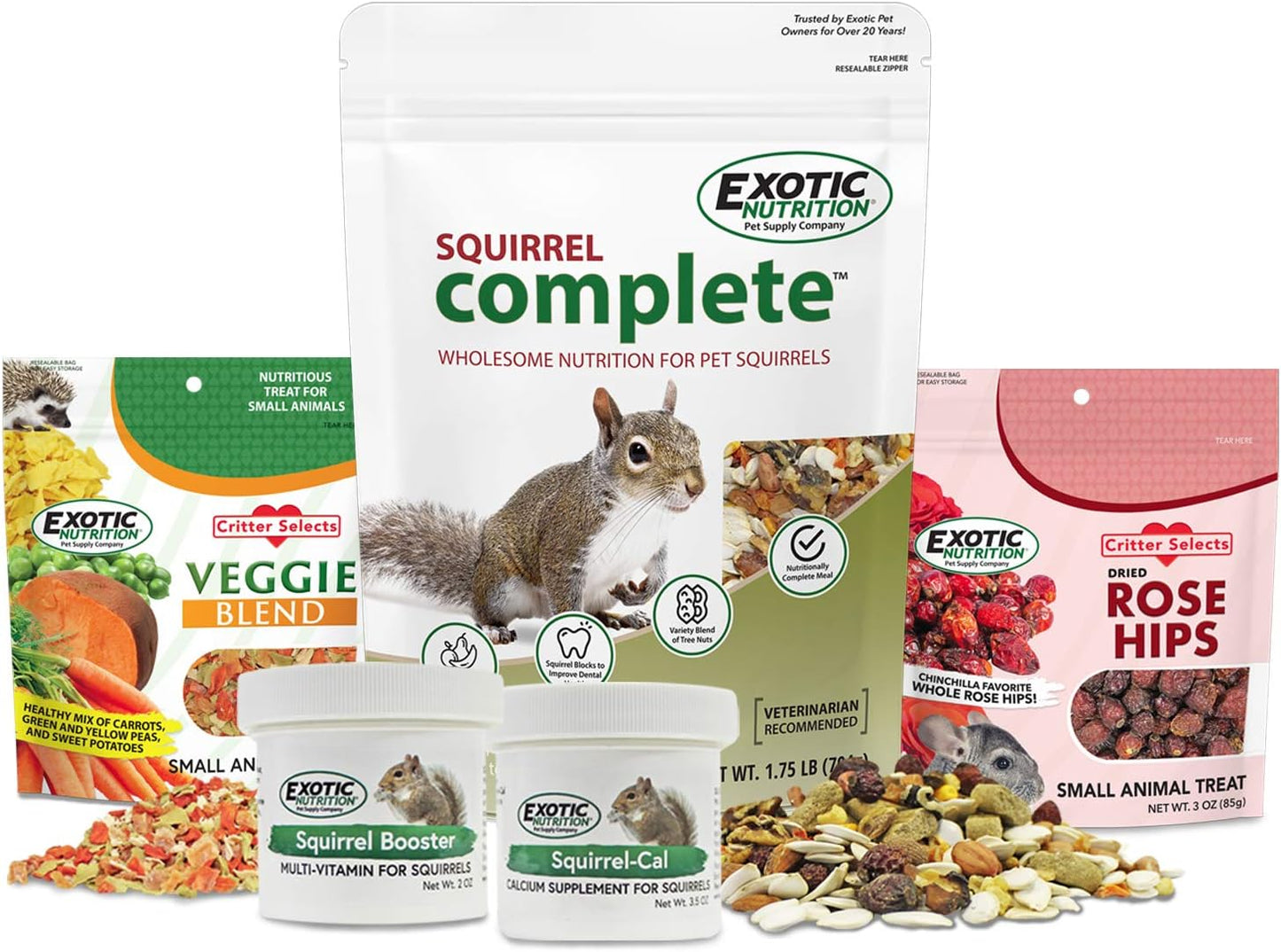 Squirrel Food Starter Package for Grey Squirrels and More