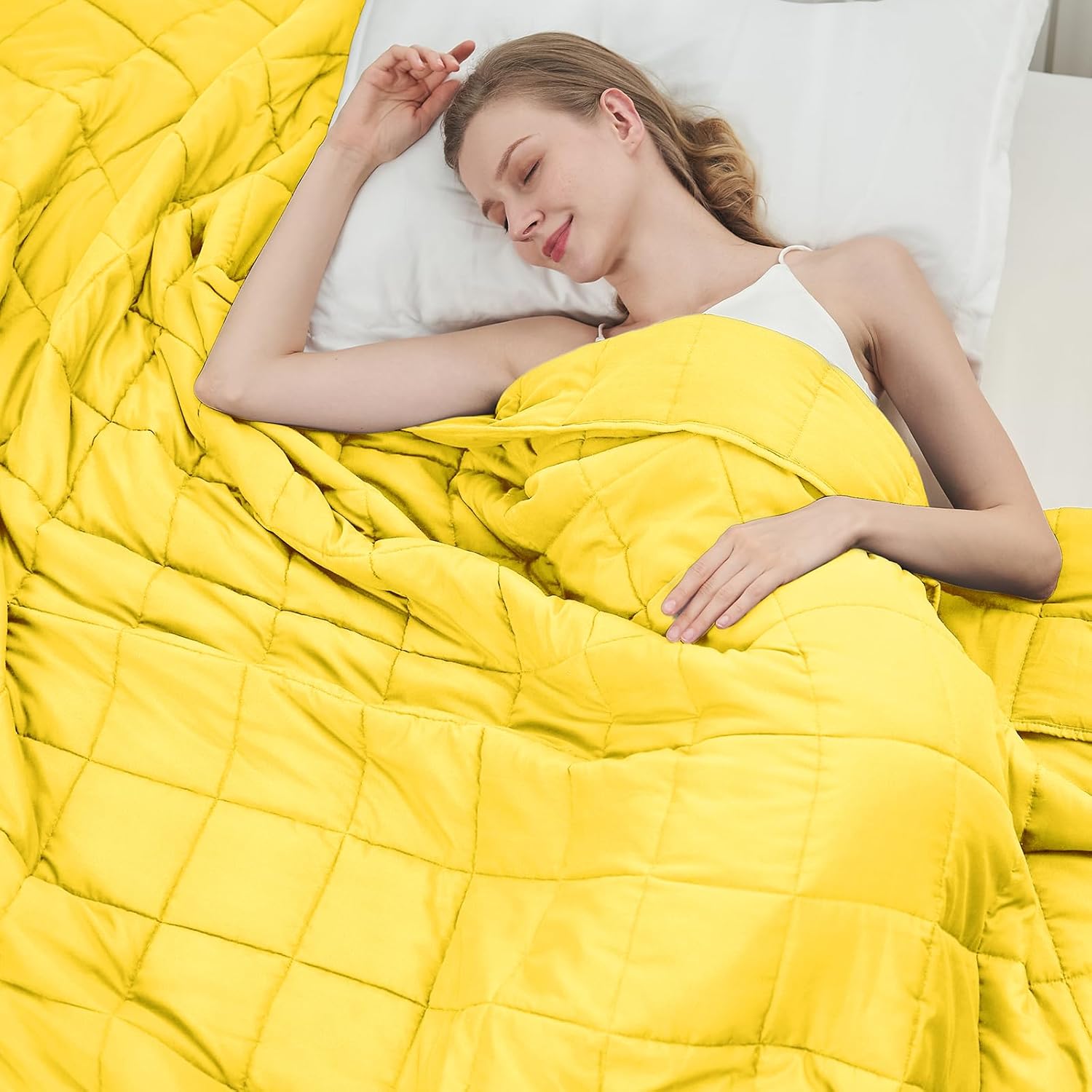 Weighted Blanket for Adults 20lbs - King Size Cooling Comfort