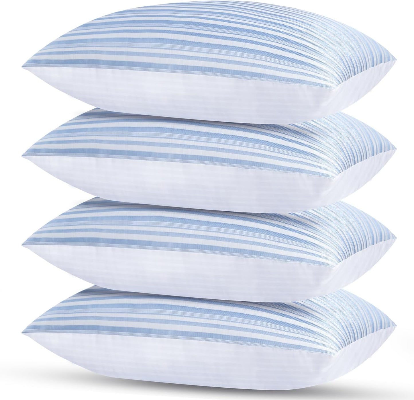 Cooling Pillows Standard Size Set of 4 for Ultimate Comfort