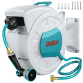 Retractable Garden Hose Reel with 100ft Hose - Auto Rewind