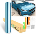 60in x 300in Lake Blue Matte Metallic Satin Pearl Vinyl Wrap Sheet