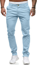 ALLABREVE Men's Chinos Slim Fit Casual Dress Pants - Comfortable Shoes