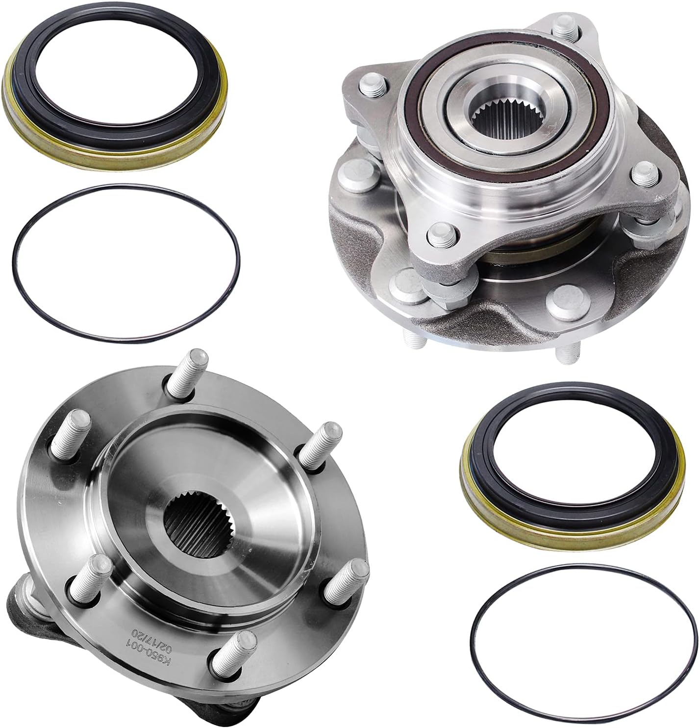 4WD Front Wheel Bearing Hubs for Toyota 4Runner and Tacoma