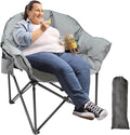 MOPHOTO Oversized Folding Camping Chair for Ultimate Comfort