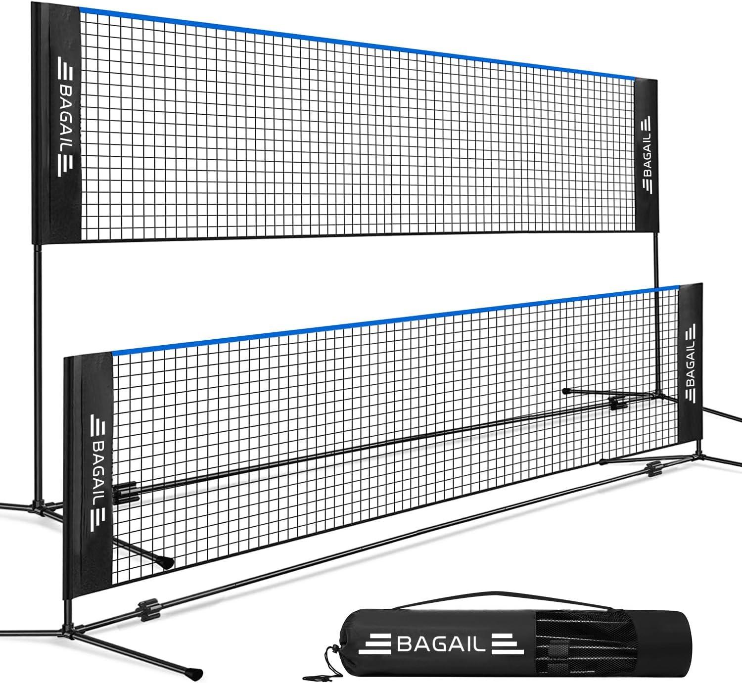 BAGAIL Badminton Net - Adjustable Height for Kids and Adults