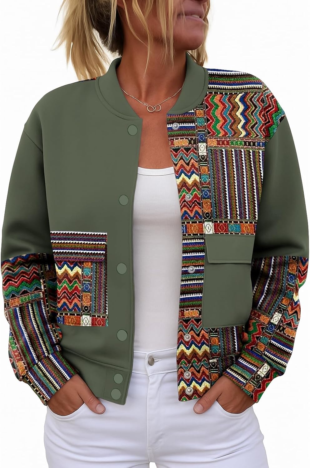 ETCYY NEW Womens Bomber Jackets for Trendy Fall Winter Style