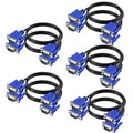 VGA 10-Pack 3FT Male to Male Cable for Full HD Monitors