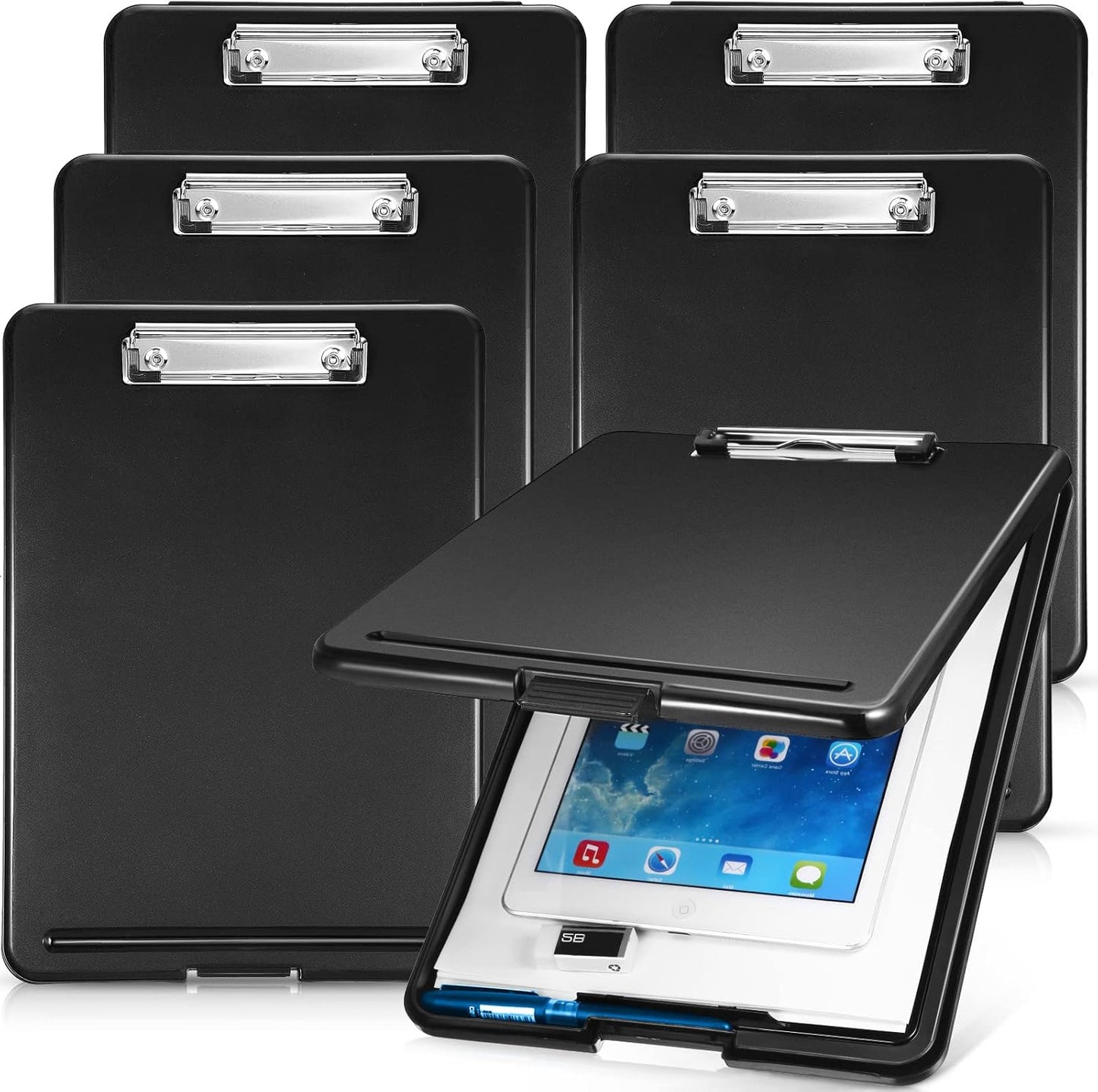 6 Pieces Clipboard with Storage for Nurses and Teachers
