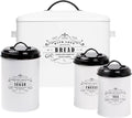 Baie Maison White Farmhouse Bread Box & Canister Set Review