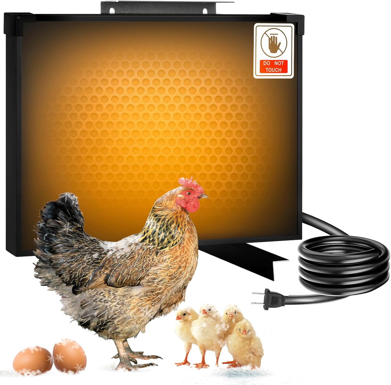 9ft Radiant Poultry Heater - Anti-Bite Cable