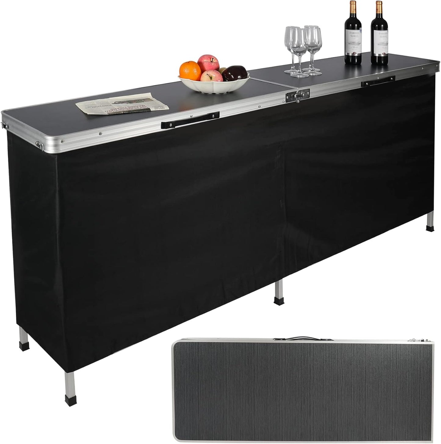 Portable Bar Table for Events, Parties, and Camping Needs