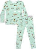 Bellabu Bear Two-Piece Pajama Set for Boys & Girls - Soft Comfort