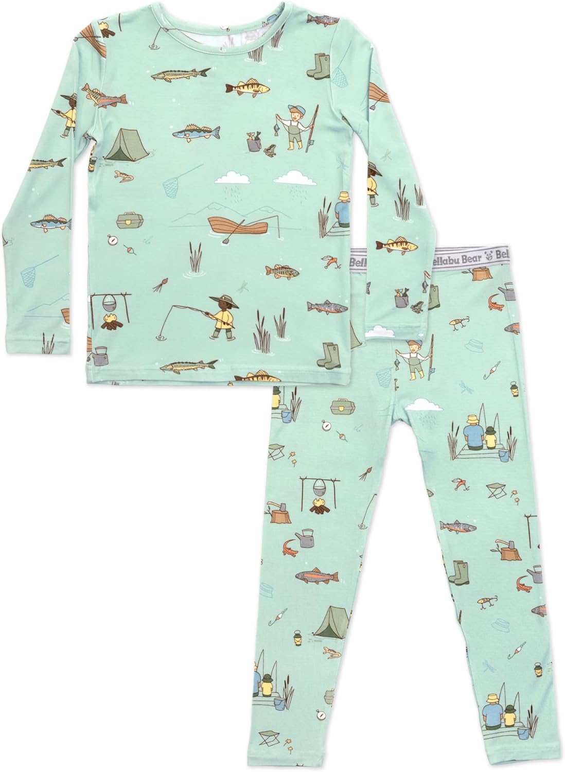 Bellabu Bear Two-Piece Pajama Set for Boys & Girls - Soft Comfort