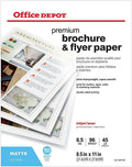 Matte 45lb Paper, 150 Sheets, 8.5x11 - Perfect for Professional Flyers!
