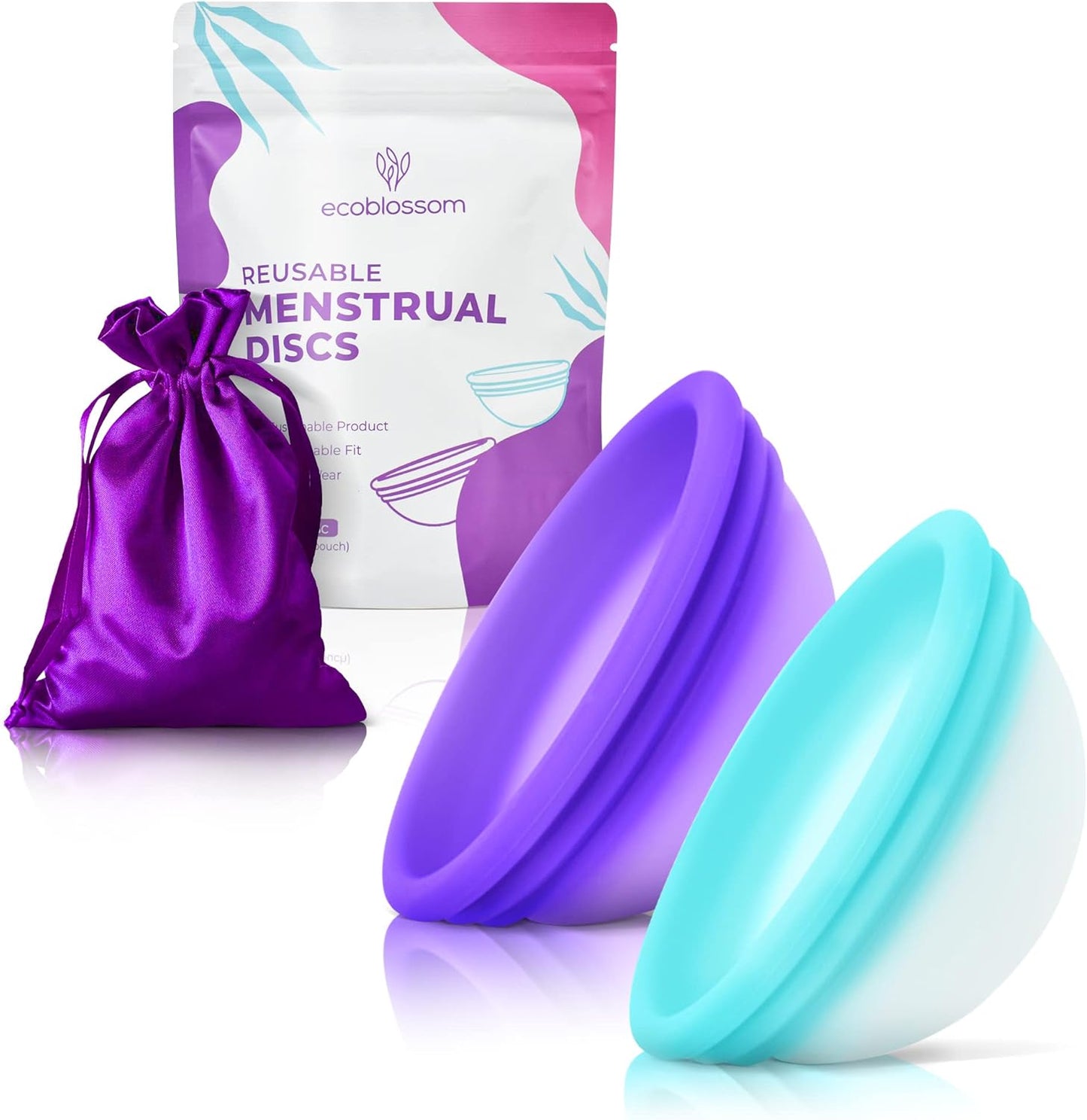 Reusable EcoBlossom Menstrual Discs - Leak-Free Period Protection