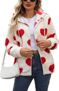 Womens Fleece Jacket with Hood S-5XL - Cozy Sherpa Full Zip