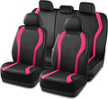 PIC AUTO Leather Car Seat Covers Full Set - Stylish Protection