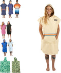 COR Surf Poncho Changing Towel Robe with Hood and Pocket - Quick Dry