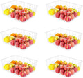 6 Pack Upright Freezer Organizer Bins - Wire Standup Freezer