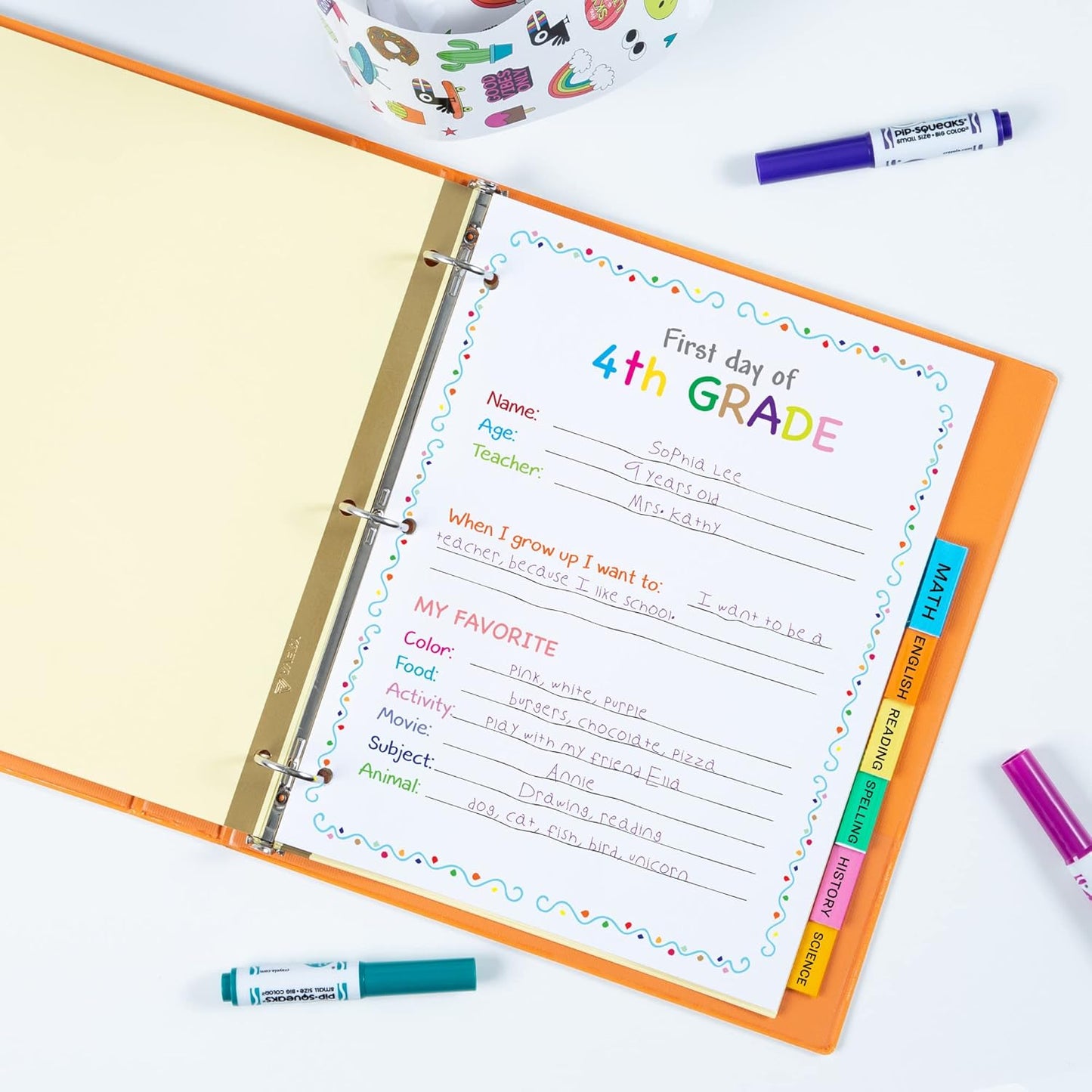 Organize With Ease: Avery 8-Tab Binder Dividers, Multicolor Tabs, 6 Sets