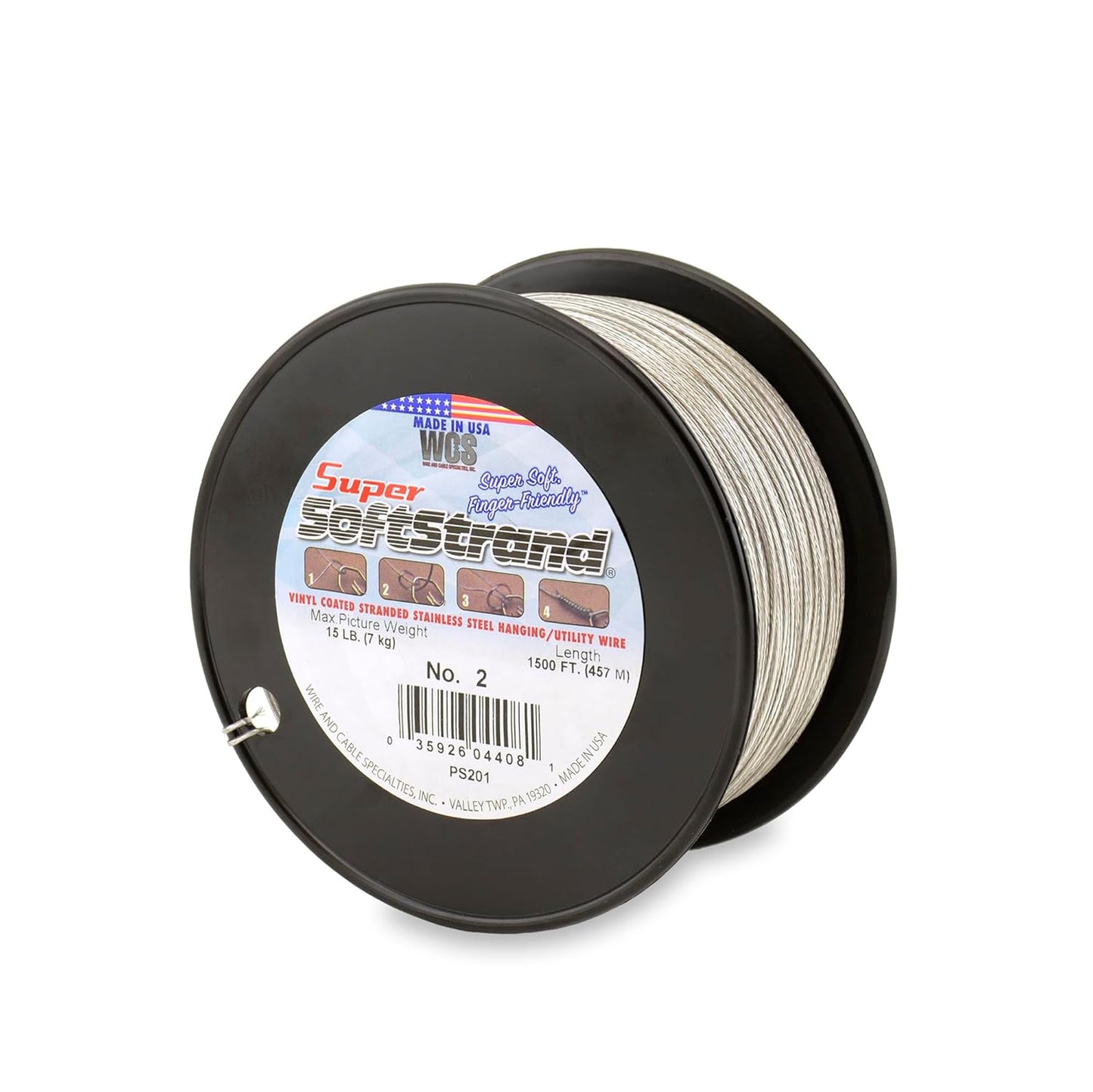 Super Softstrand Vinyl-Coated Stranded Stainless Steel Wire