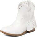 Girls Cowgirl Cowboy Ankle Western Boots with Tassel - Stylish