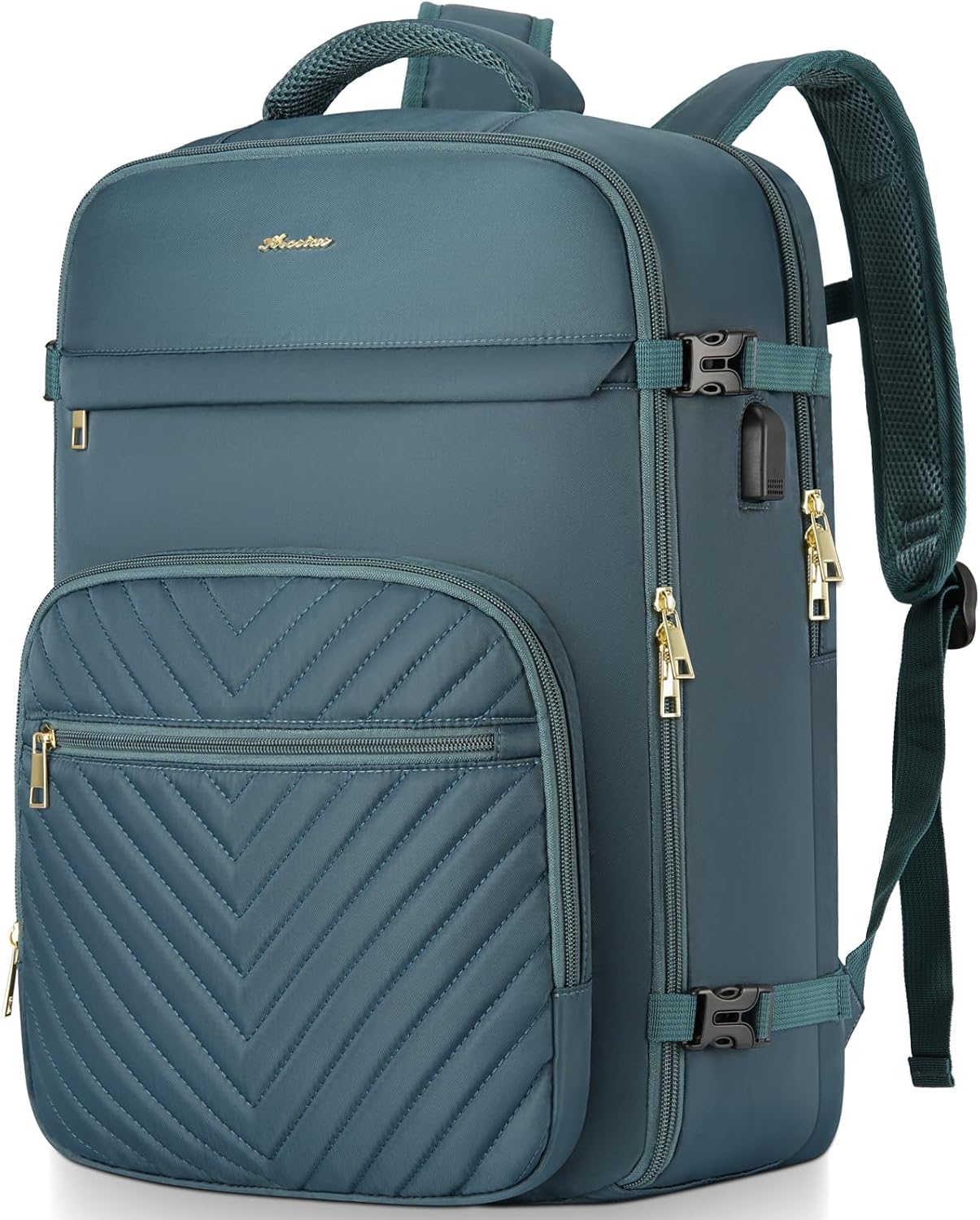 Travel Backpack for Women with USB Charging Port and Waterproof Design