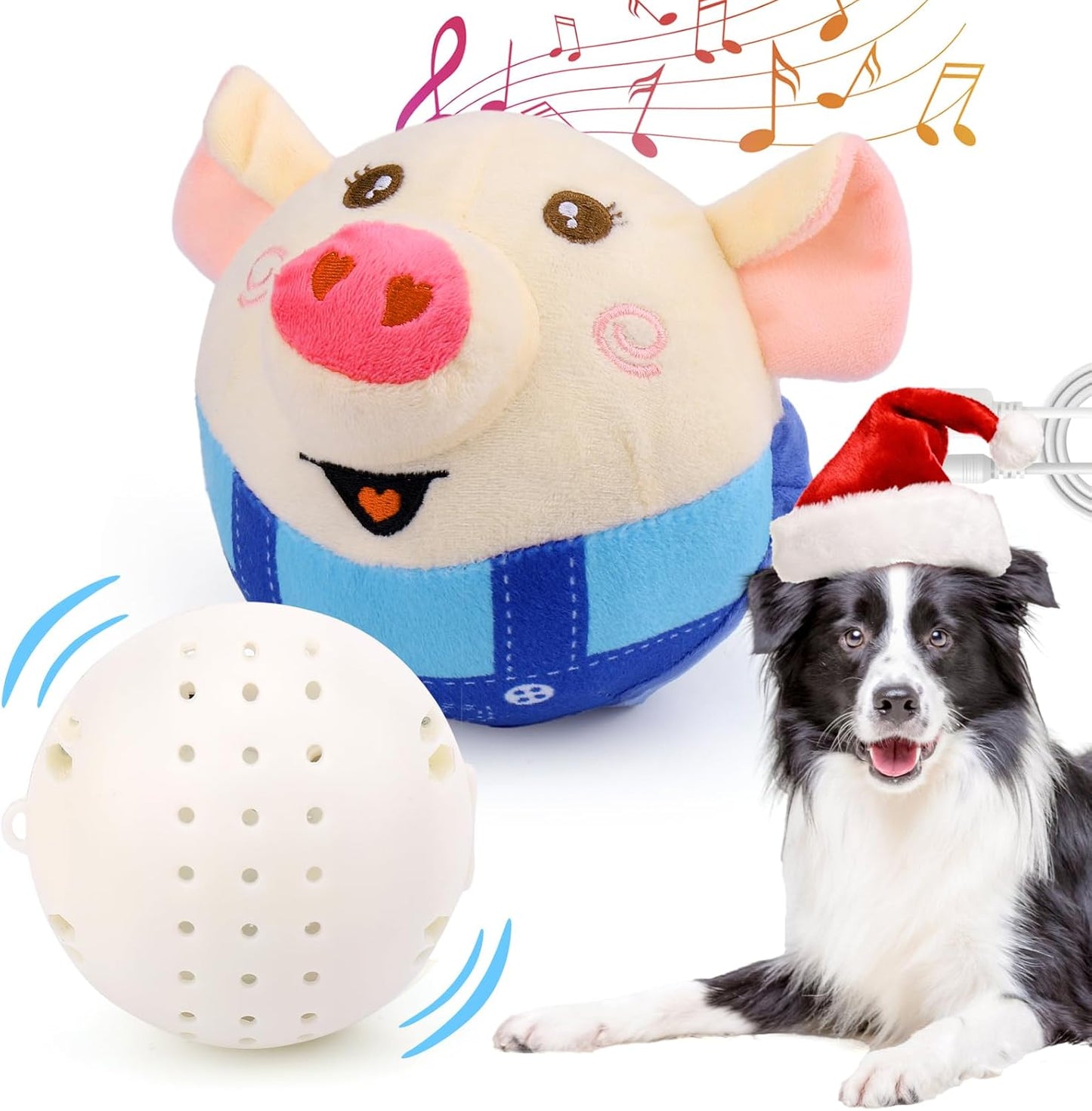 Interactive Dog Toy Ball - Vibrating Fun for Dogs