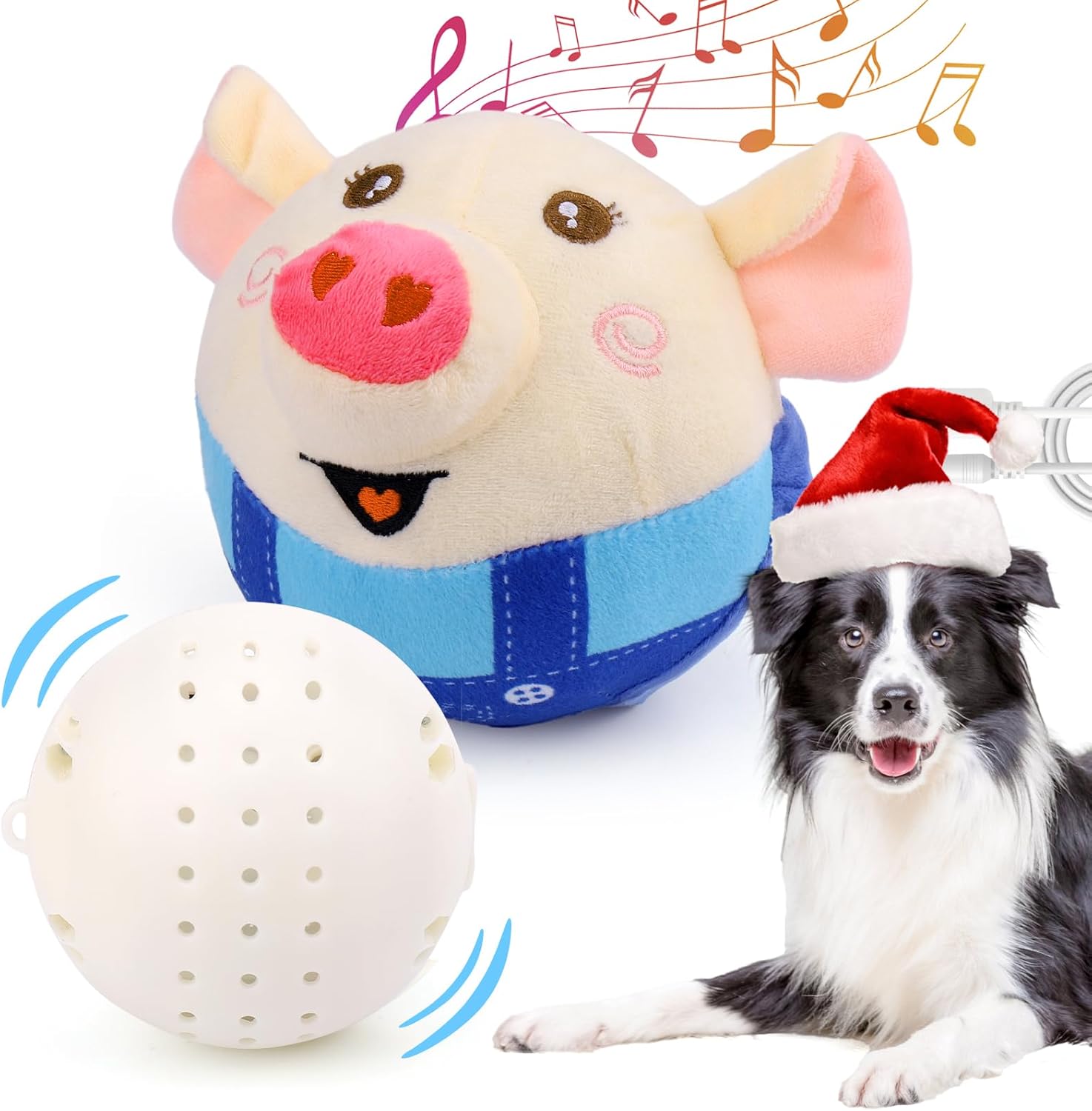 Interactive Dog Toy Ball - Vibrating Fun for Dogs