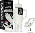 Coldest Tumbler 36 oz with Handle and Straw - Margarita Color