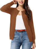 Women's Classic Long Sleeve Knit Button Down Cardigan S-3XL - Soft Fit