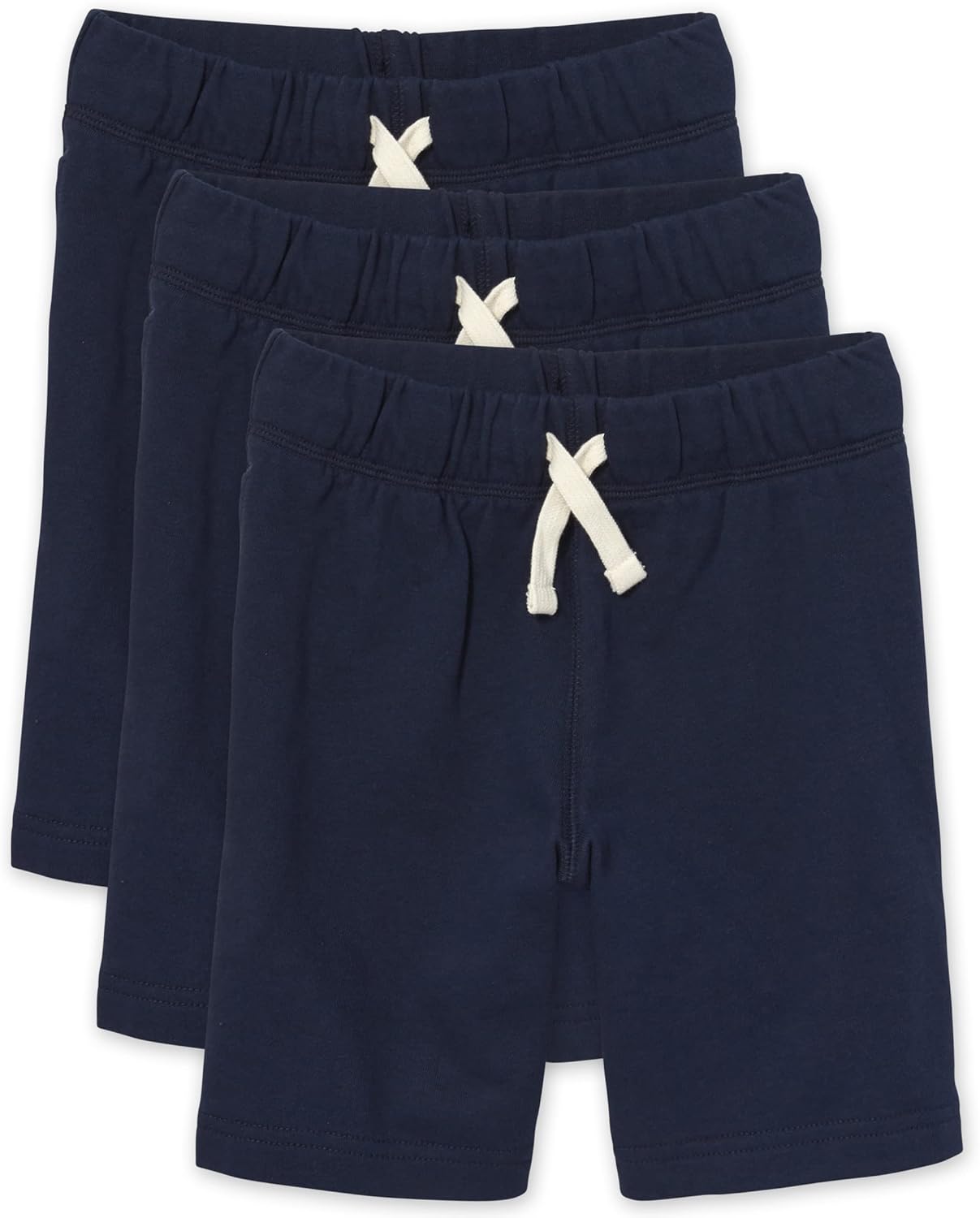 French Terry Casual Shorts for Kids - Comfy 3-Pack Set