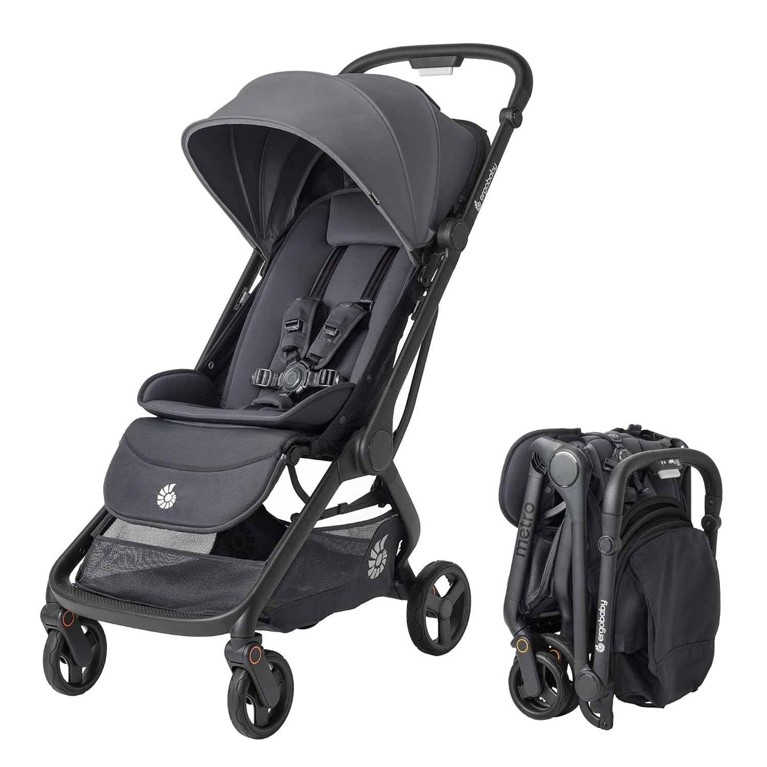 Ergobaby Metro 3 Compact Baby Stroller - Lightweight Travel Stroller
