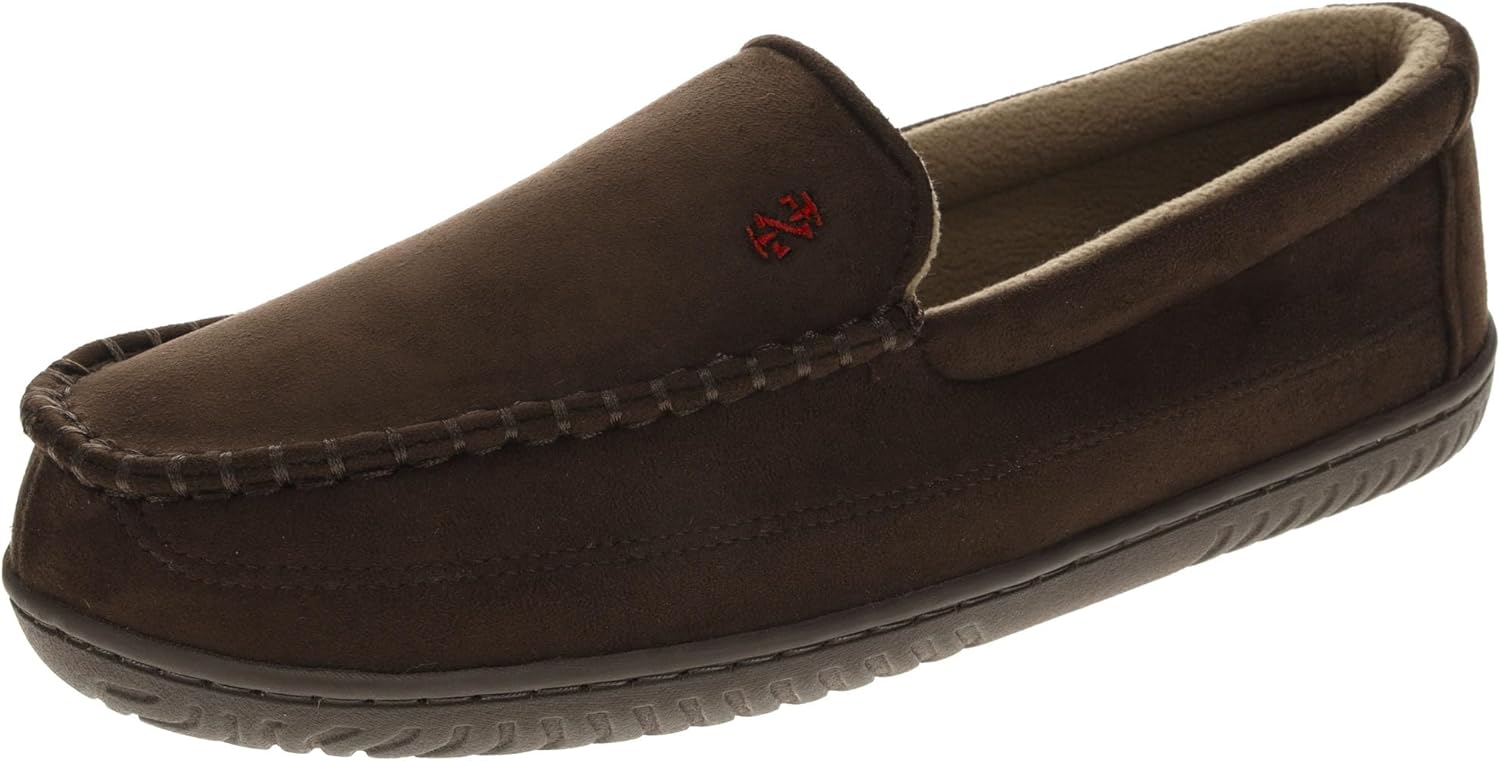IZOD Men's Slipper with Memory Foam for Ultimate Comfort