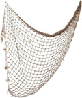 Decorative Fishing Net Wall Hanging 80x40 in - Nautical Party Decor