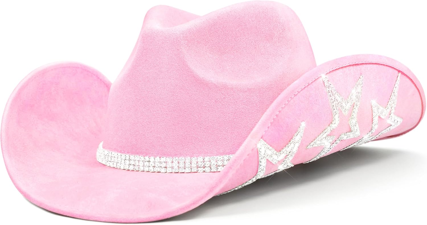 Rhinestone Cowgirl Hat for Disco and Western Events