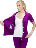 USBD Post Mastectomy Surgery Recovery Shirt Lapel Collar Camisole