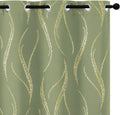 Yakamok Light Blocking Curtains 84 in Sage - Room Darkening Drapes