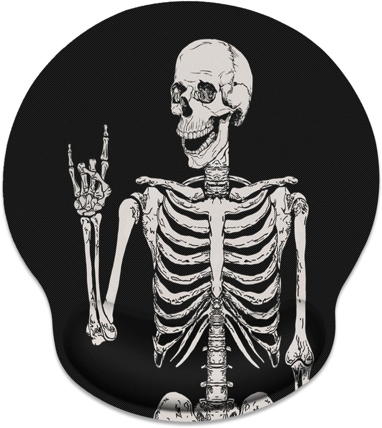 Britimes Skull Wrist Support Mouse Pad