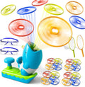 Flying Disc Launcher Outdoor Game for Kids 3-8