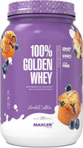 Maxler 100% Golden Whey Protein - Premium Blueberry Muffin Flavor