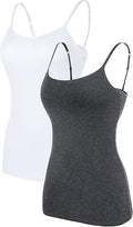 ATTRACO Women's Cotton Camisole with Shelf Bra for Comfort