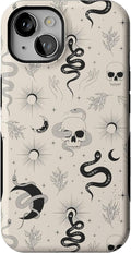 Casely iPhone 13 Case - Snakes & Skulls Bold Protective Design